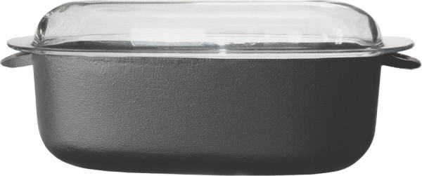 Preview: Ronneby Bruk Maestro Gusseisen Bräter mit Glasdeckel