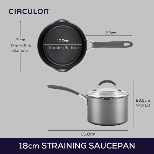18cm Kasserolle Abmessungen