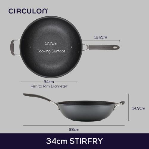 Größe Circulon Wok