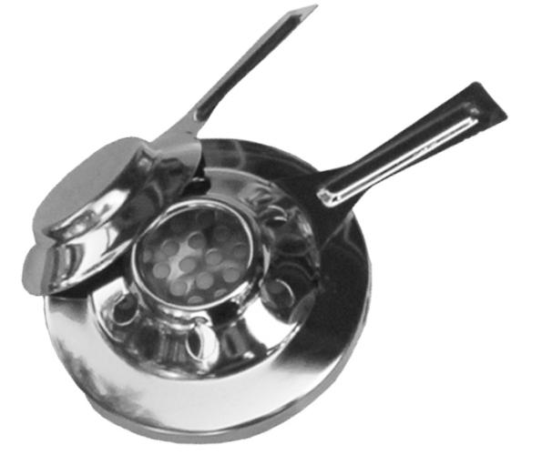 Preview: Ronneby Bruk Maestro Gusseisen Fondue-Set 18cm mit 6 Fondue-Gabeln