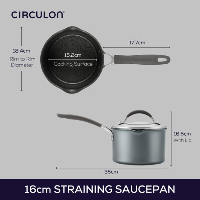 16cm Kasserolle Abmessungen