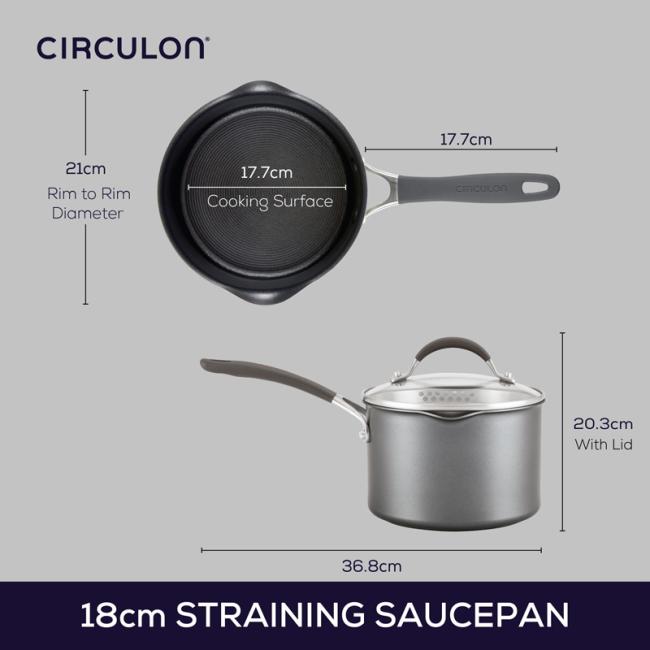 18cm Kasserolle Abmessungen